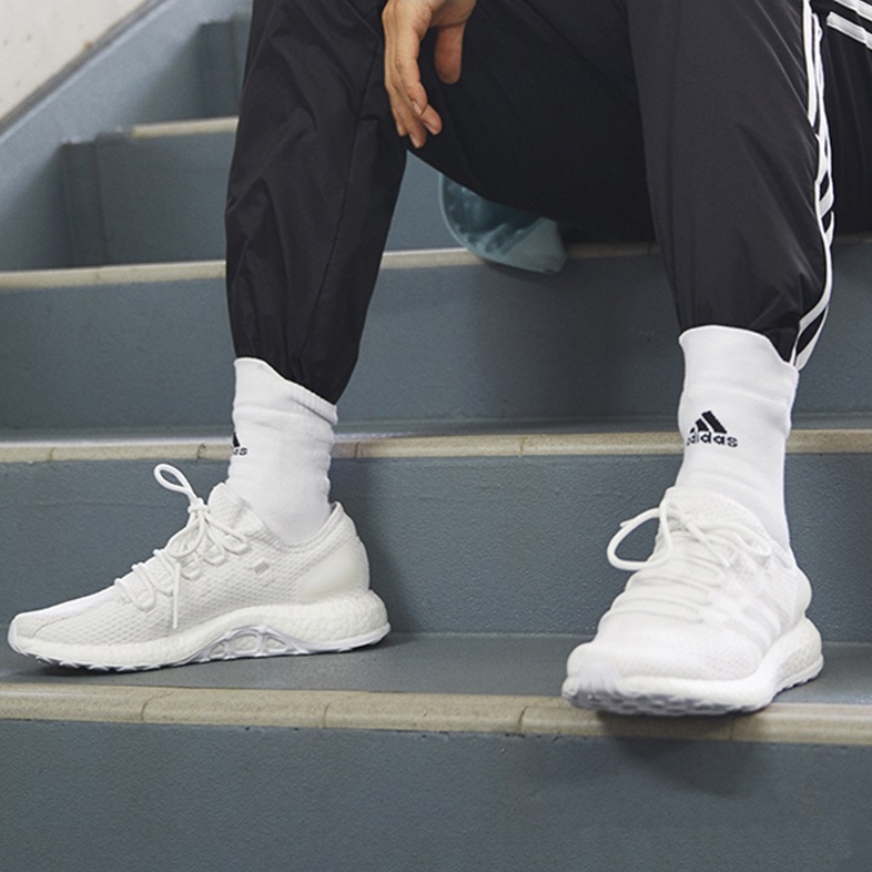 adidas Pure Boost 2017 灰白/清风
