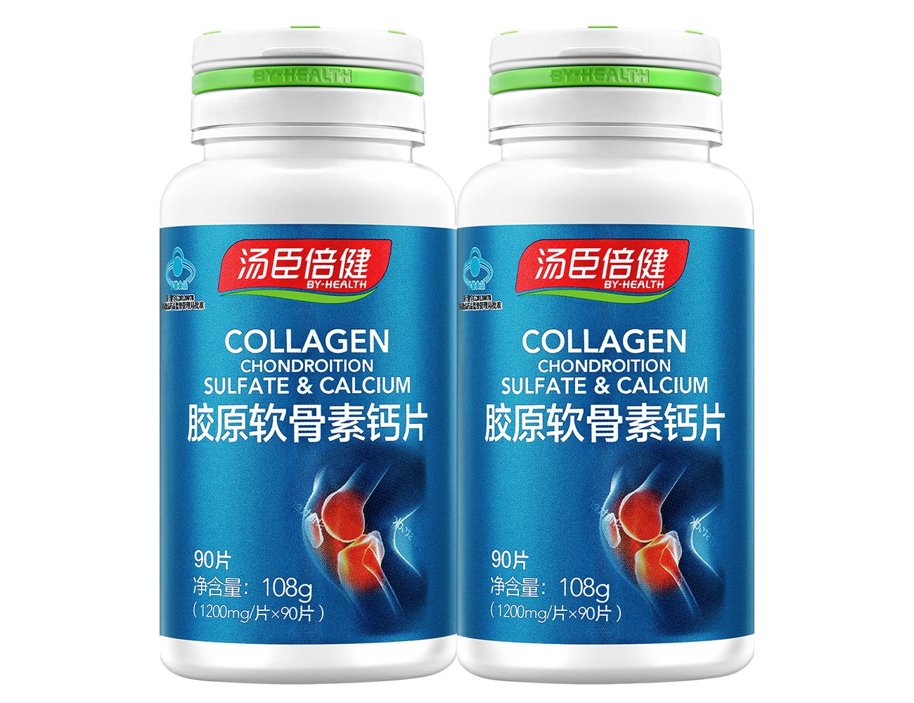 汤臣倍健 胶原软骨素钙片90片*2