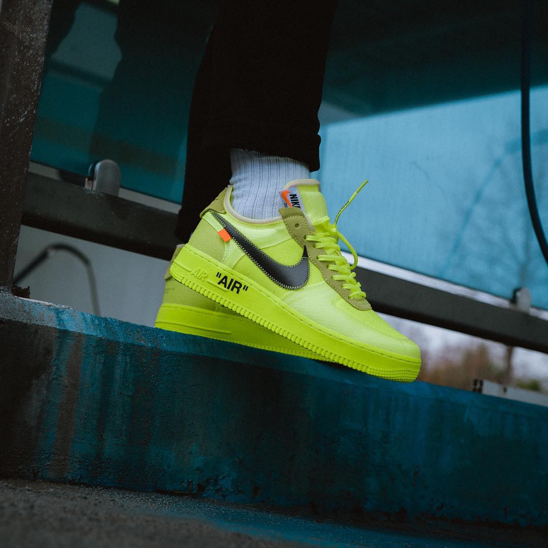 Nike Air Force 1 Volt OW联名/荧光黄