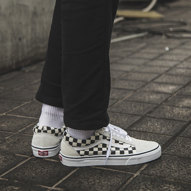 Vans Old Skool 米白棋格