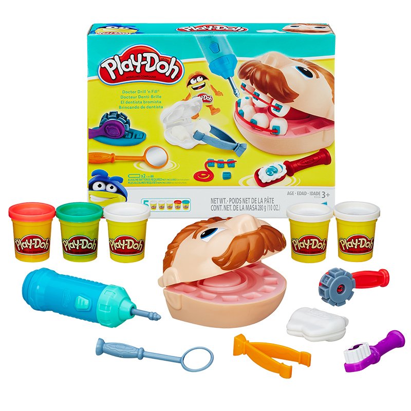 孩之宝 Play-Doh 培乐多彩泥 小小牙医 B5520