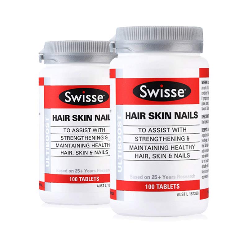 SWISSE 护发护肤护甲片 100片*2瓶