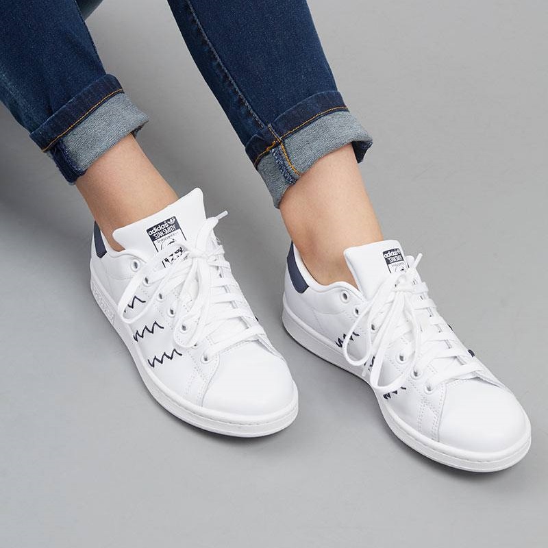 adidas Originals Stan Smith 黑尾波浪纹