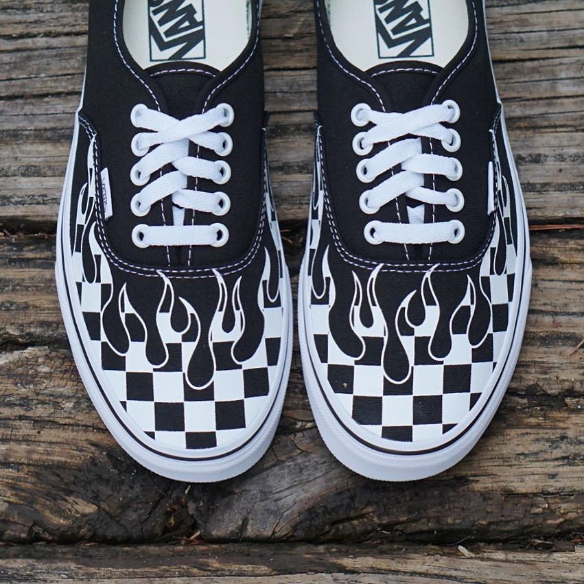 Vans Authentic  黑白棋盘火