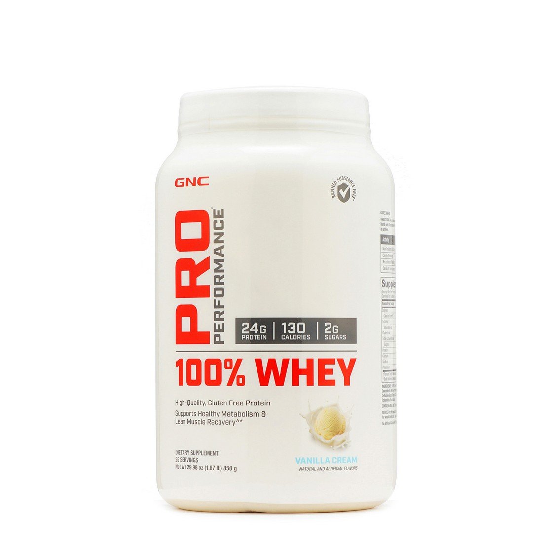 GNC 健安喜 乳清蛋白粉 850g/桶