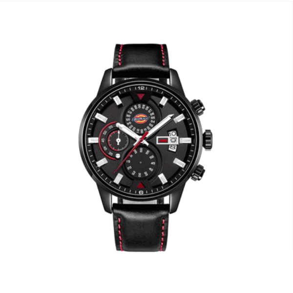 Dickies 时尚休闲防水三圈计时手表