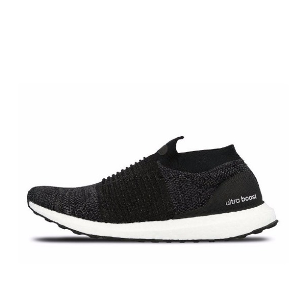 adidas Ultra Boost Laceless 黑白色