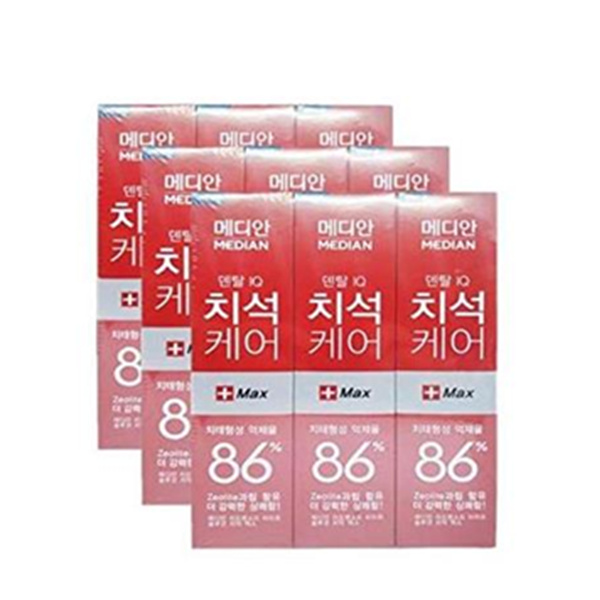 麦迪安 清除86%清洁牙膏 120g*9只