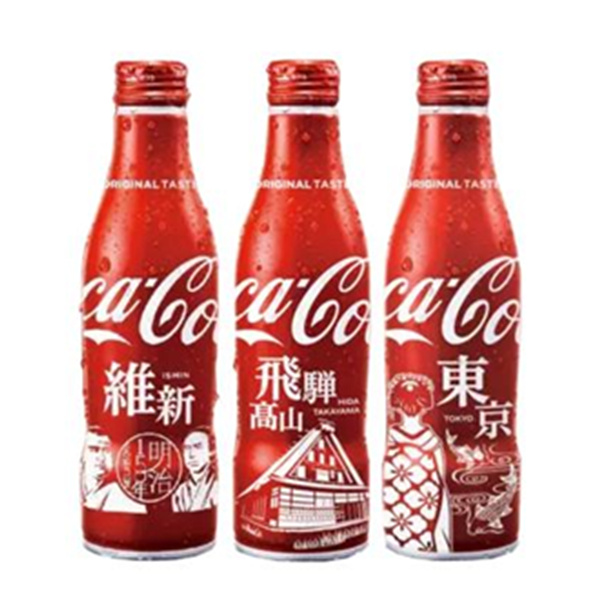 东京地区主题限量版可口可乐 250ml*3瓶