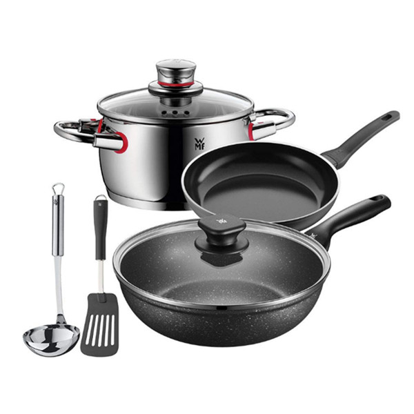 WMF 福腾宝锅具刀具超值5件套