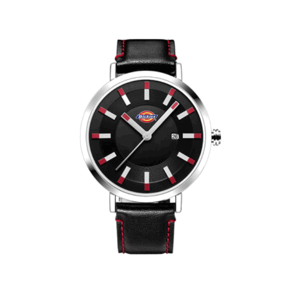Dickies/帝客 简洁线条皮带男士手表