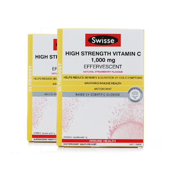 SWISSE 高浓度维C泡腾片60*2盒
