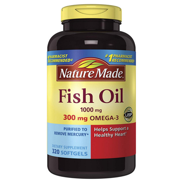 Nature Made天维美欧米伽3深海鱼油软胶囊320粒