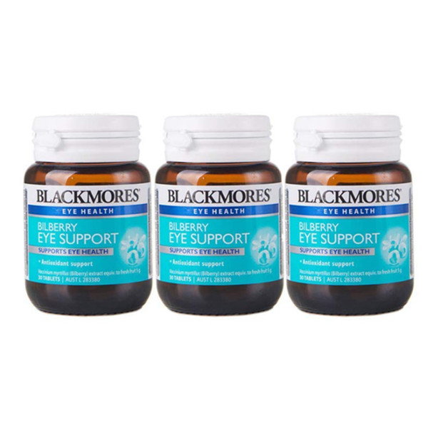 澳佳宝BLACKMORES越橘护眼片30粒 ×3