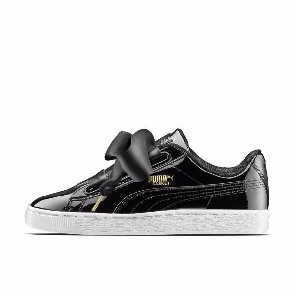 Puma Suede Heart  黑漆皮