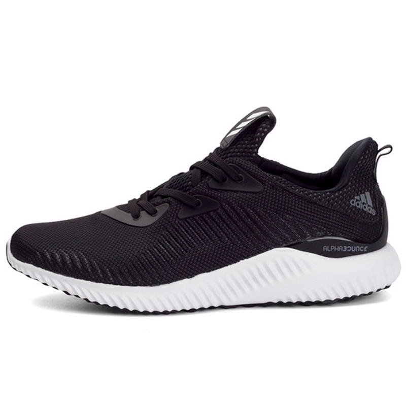 adidas Alpha Bounce 黑白编织