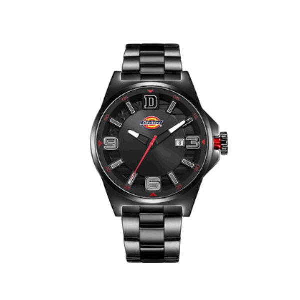 Dickies/帝客 星条旗系列 钢带石英男表