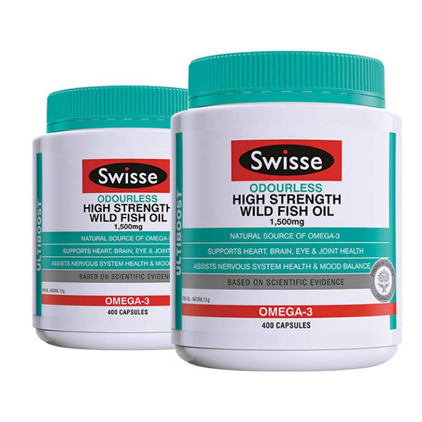 SWISSE无腥味深海鱼油胶囊400粒/瓶