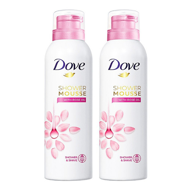 Dove多芬玫瑰菁油沐浴慕斯200ml*4