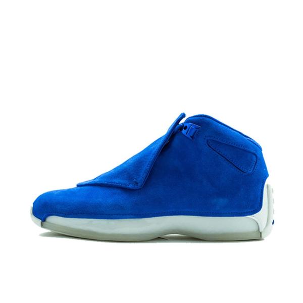 Air Jordan 18 Racer Blue 蓝色麂皮