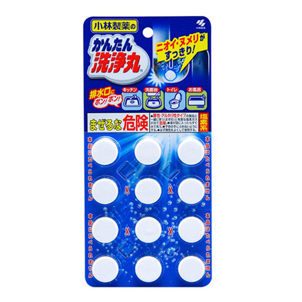 小林制药排水管清道夫12片*3