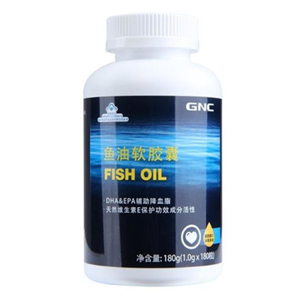 GNC 健安喜 鱼油软胶囊 *180粒