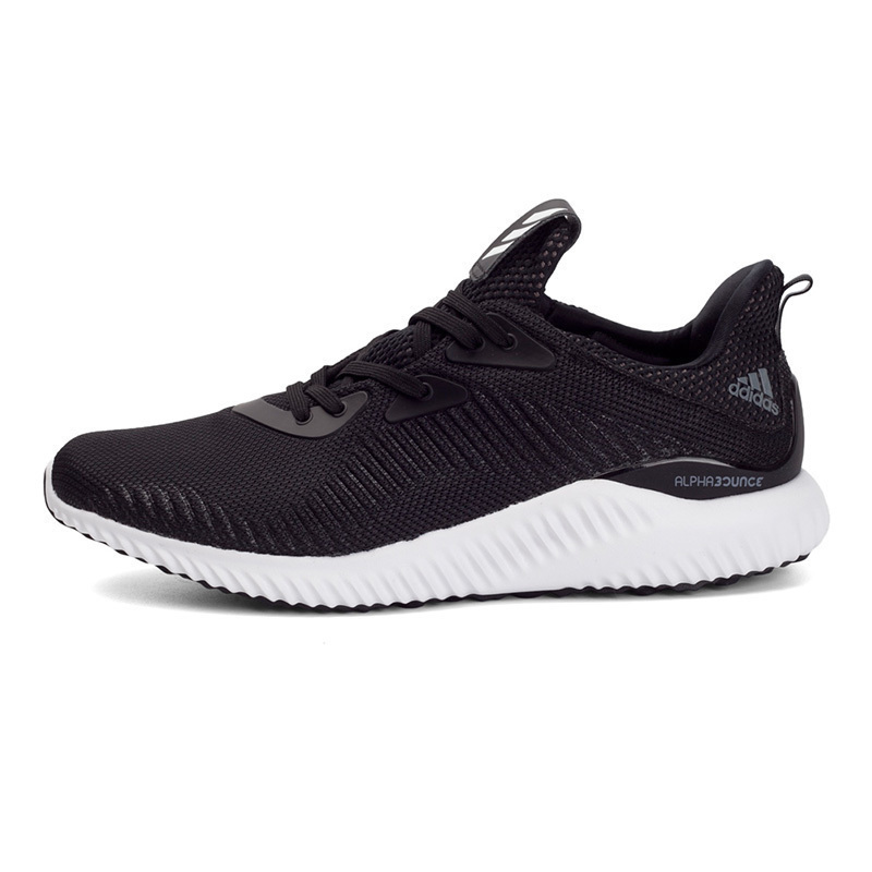 adidas Alpha Bounce 黑白编织