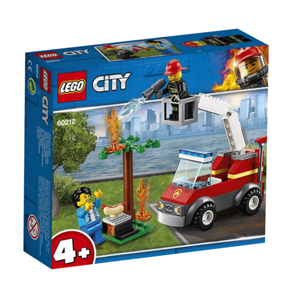 LEGO乐高城市组系列烧烤失火救援60212