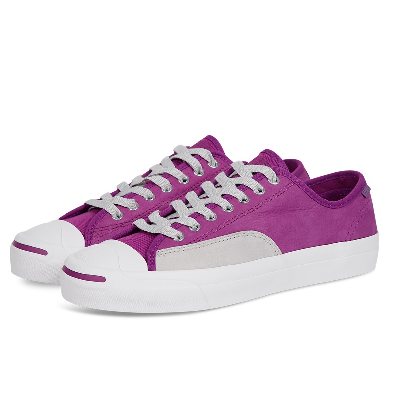 Converse Jack Purcell  紫灰拼接设计