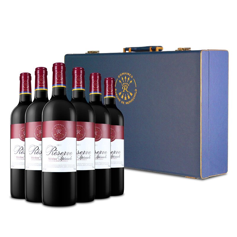 拉菲珍藏梅多克干红葡萄酒6支礼盒装 750ml*6