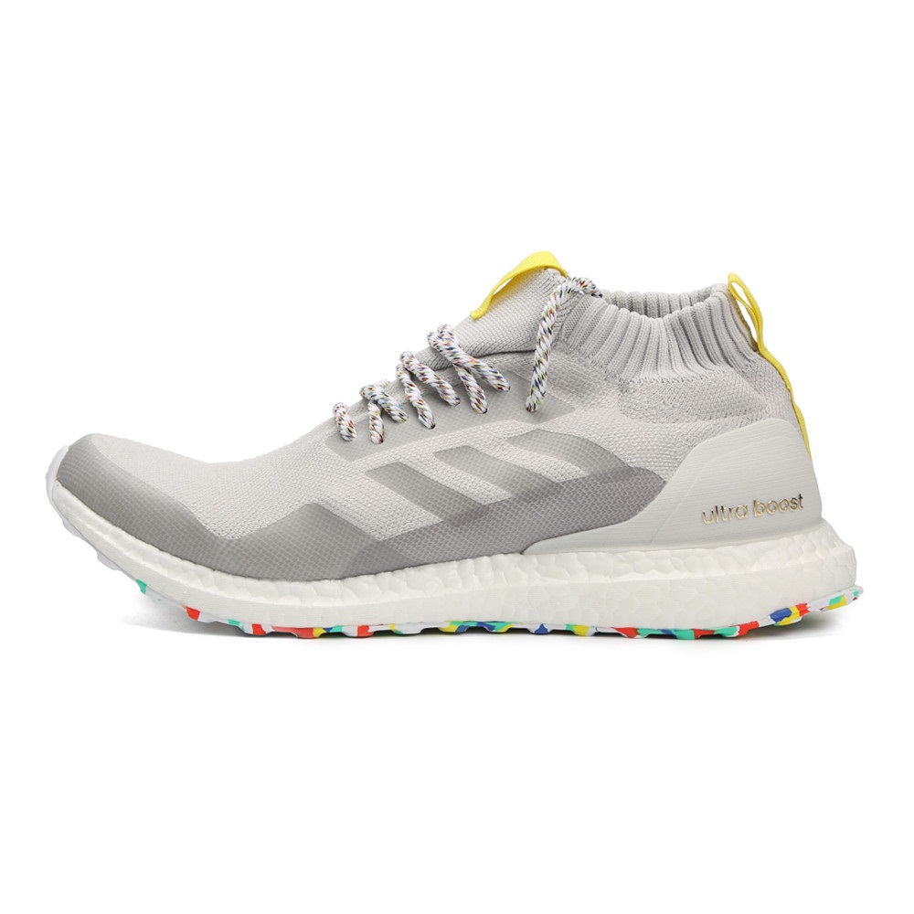 adidas Ultra Boost MID Mid 灰白/彩虹底