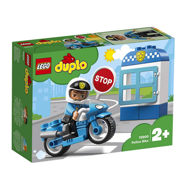 LEGO乐高得宝系列警用巡逻摩托车10900