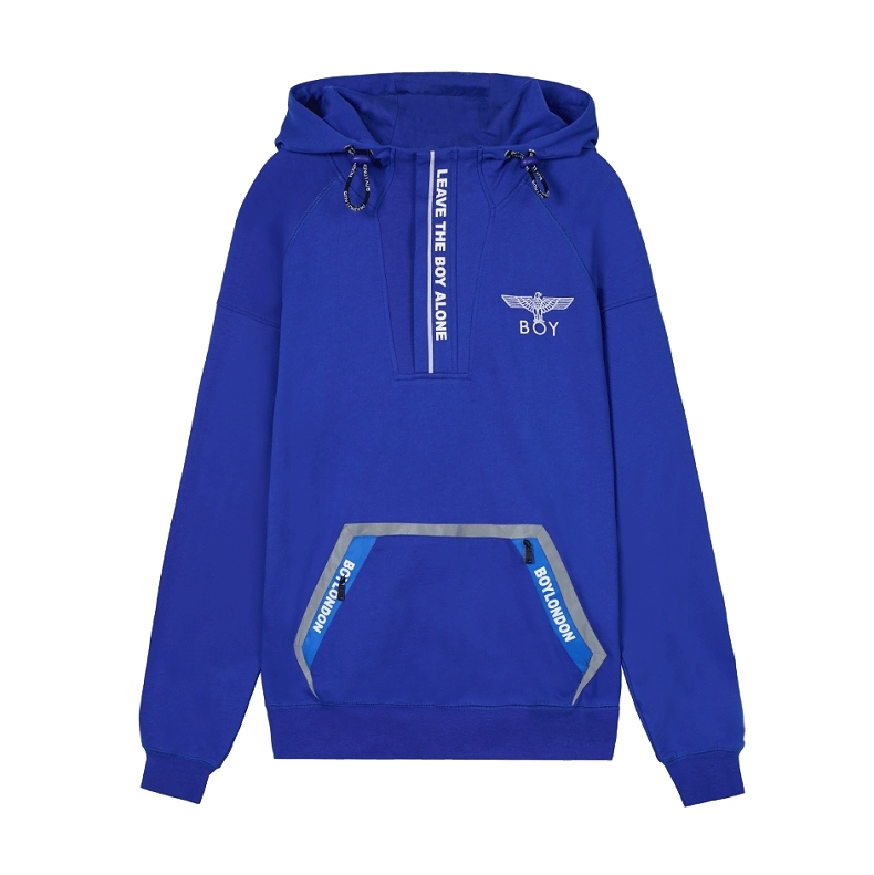 BOY LONDON2019春季新款飘带套头连帽卫衣情侣款