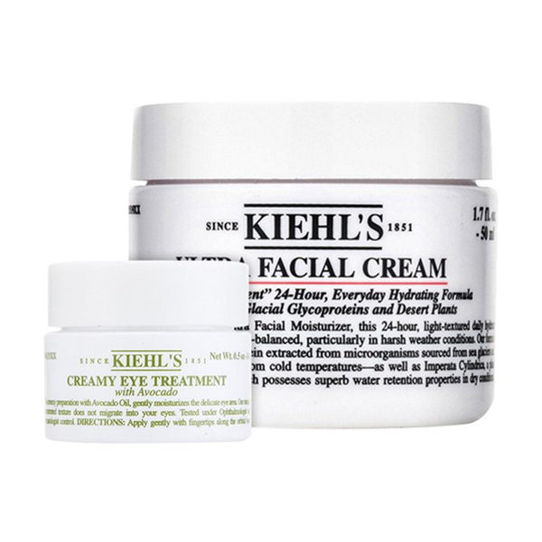 Kiehl's科颜氏明星套组牛油果眼霜14ml+高保湿面霜50ml