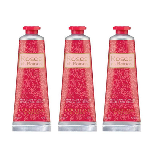 L'OCCITANE欧舒丹玫瑰皇后护手霜30ml*3