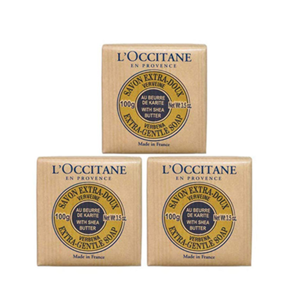 L'OCCITANE欧舒丹乳木果薰衣草味香皂100g*3