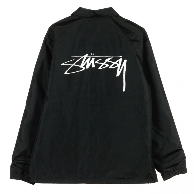 Stussy 刺绣教练夹克