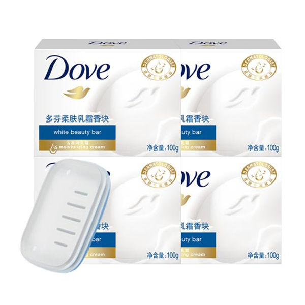 Dove 多芬 柔肤乳霜香块 100gx4