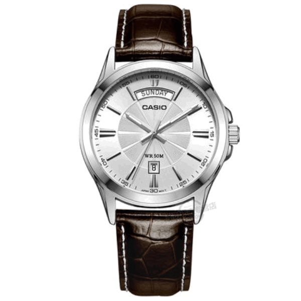 Casio/卡西欧 大众指针系列 休闲简约皮带男士表