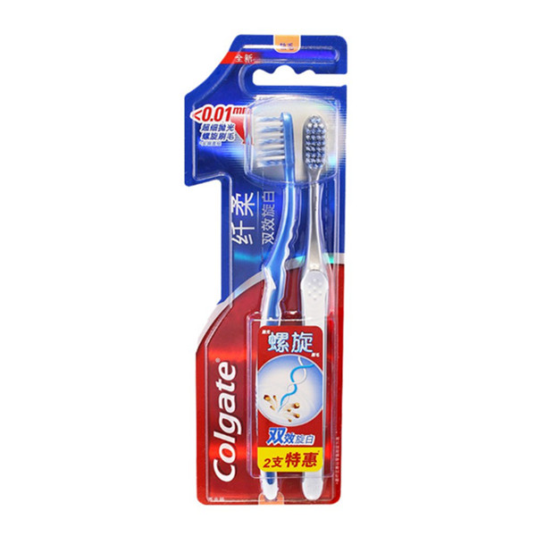 Colgate高露洁纤柔双效旋白牙刷*10