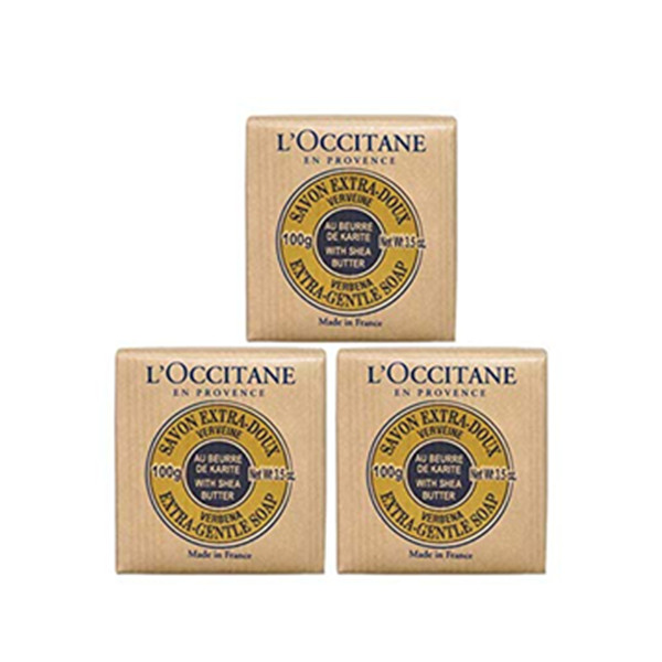 L'OCCITANE欧舒丹乳木果马鞭草味香皂100g*3