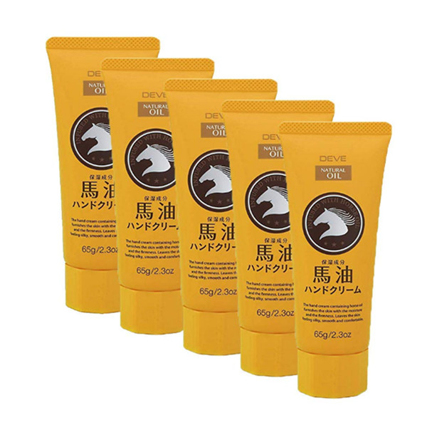 熊野油脂Deve系列马油护手霜65g*5
