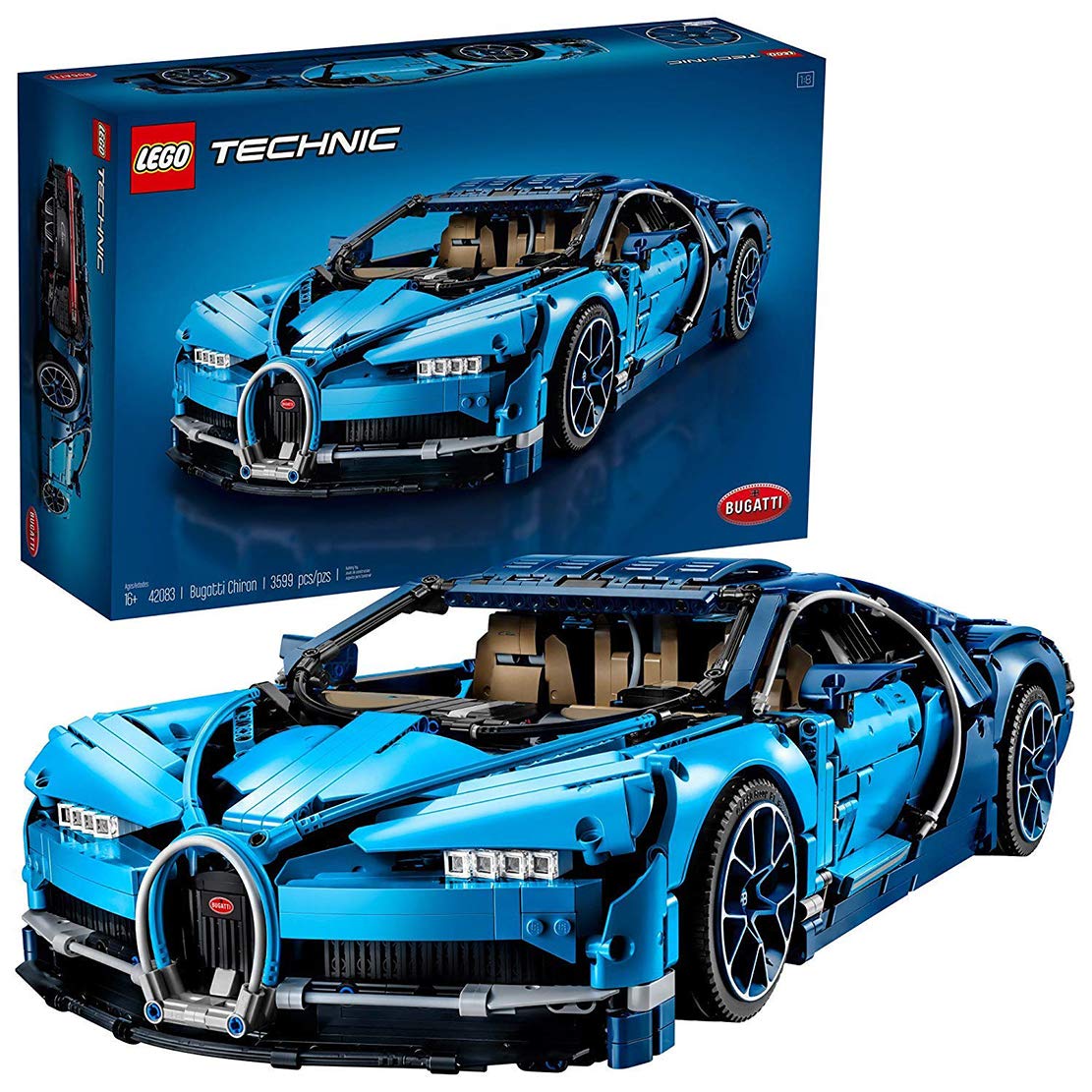 乐高 机械组Technic布加迪奇龙 Bugatti Chiron 42083