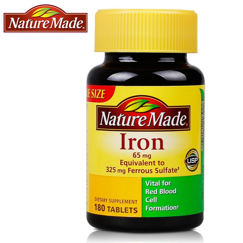 Nature Made Iron铁质片 180片