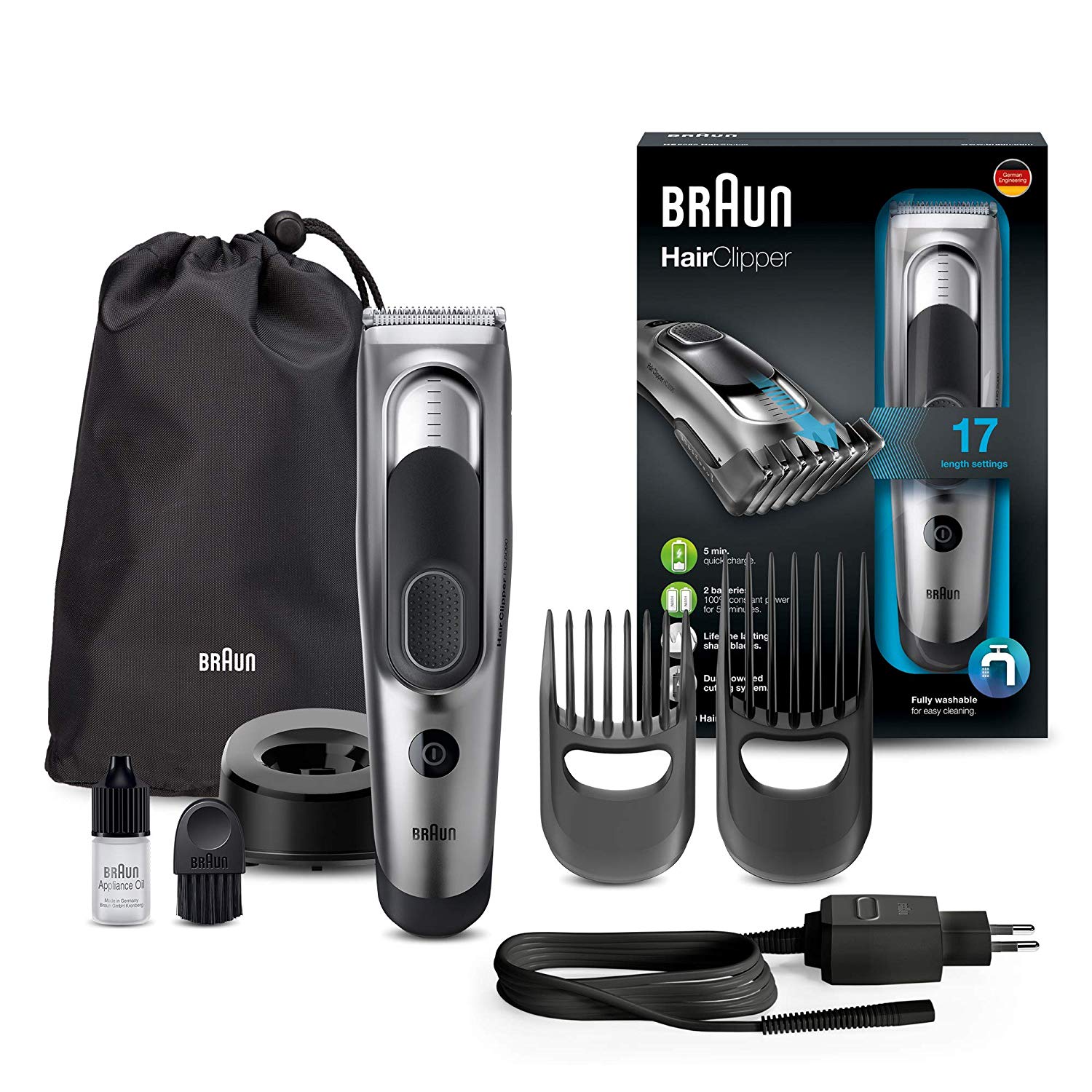 Braun 博朗 HC5090 电动理发器