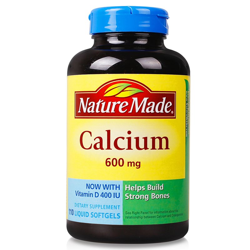 Nature Made 钙加维生素 D 液体软胶囊 600mg*110粒
