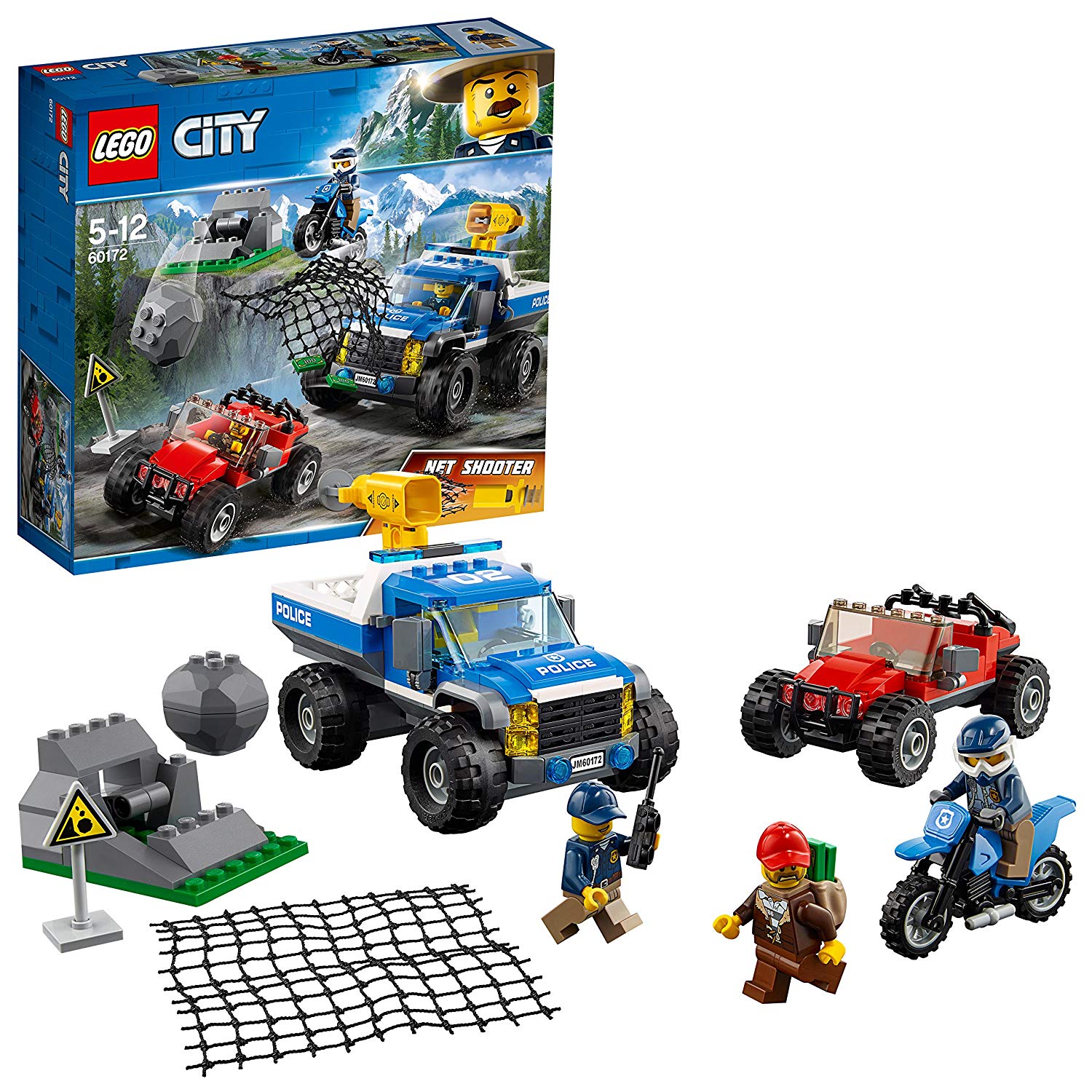 乐高LEGO City城市系列山地追击60172