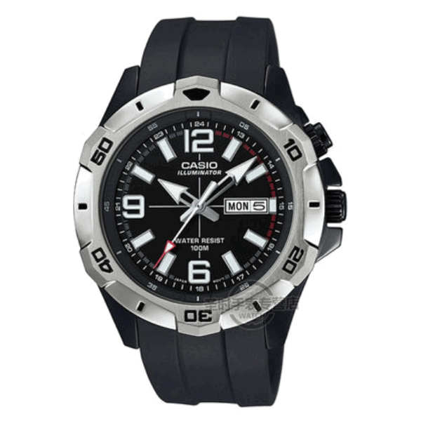 卡西欧casio 简约石英指针男士手表