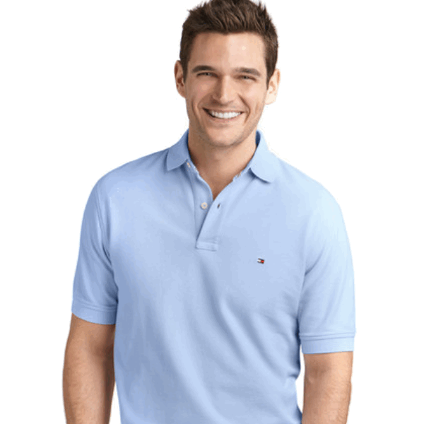 Tommy Hilfiger 纯色简约短袖Polo衫
