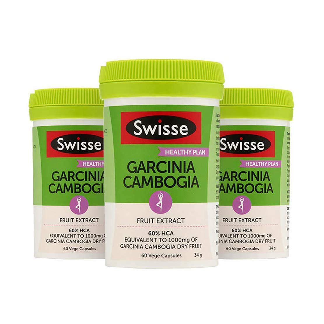 SWISSE 藤黄果精华片 60粒*3瓶